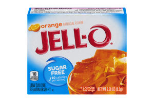 Jell-O Sugar Free Gelatin Dessert Orange