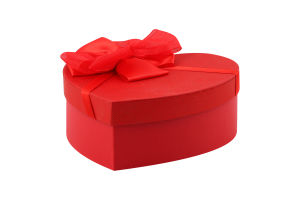 Коробка подарункова Серце червоне 16*14*6см Parus Yang