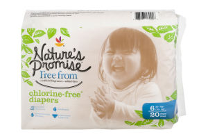 Nature's Promise Chlorine-Free Diapers Size 6 - 20 CT
