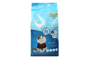 Наполнитель кошачий белый Fresh perfumed Super Premium VanCat 5кг