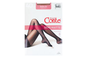 Колготки жіночі Conte elegant Solo 40den 2 bronz