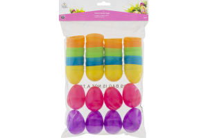 Smart Living Easter Plastic Easter Eggs - 24 CT