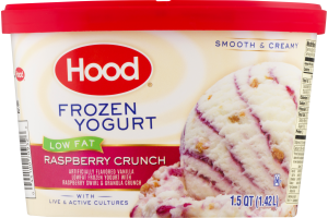 Hood Frozen Yogurt Low Fat Raspberry Crunch