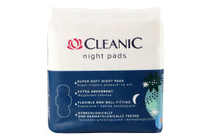 Прокладки гігієнічні Cleanic Soft Duo pack нічні