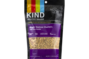 KIND Healthy Grains Granola Maple Quinoa Clusters With Chia Seeds