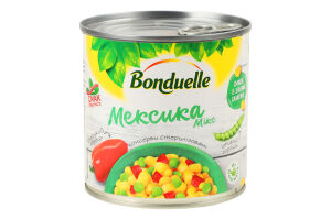 Суміш овочева стерилізована Мексика мікс Bonduelle з/б 300г
