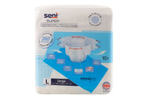 Подгузники для взрослых Large Super Seni 10шт
