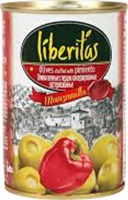 Оливки Manzanilla Liberitas Зелен Перець 280г