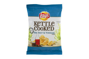 Lay's Kettle Cooked Potato Chips Sea Salt & Vinegar