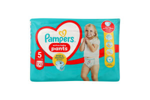 Підгузники-трусики для дітей 12-17кг 5 Pants Pampers 42шт