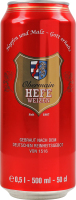 Пиво Obermain Hefeweizen пшеничне з/б