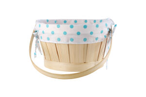 Кошик декорат бамб з підкл в асорт 8х11х26 986454