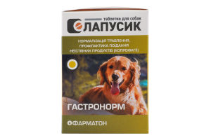 Добавка харчова д/котів та собак Гастронорм Покращення травлення 50таблеток Фарматон