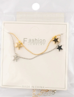 Браслет жовтий метал металевий 40см FHF1629