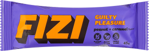 Батончик у шоколадній глазурі Peanut+caramel Guilty pleasure Fizi м/у 45г