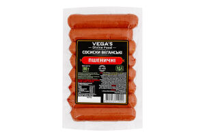 Сосиски веганские Пшеничные Vega's в/у 300г