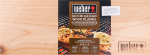 Дошки для копчення Weber кедрові 15х40см 17831