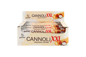 Трубочка вафельная с начинкой Coconut XXL Cannoli Dobrobut м/у 0.042кг
