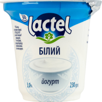 Йогурт 3% Белый Lactel ст 230г