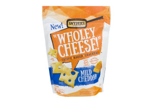 Snyder's of Hanover "Wholey Cheese!" Crispy Baked Crackers Mild Cheddar