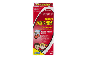 CareOne Children's Pain & Fever Medicine Cherry Flavor (Ages 2-11)