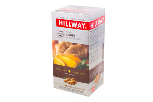 Чай чорний байховий з імбирем Hillway к/у 25х1.5г