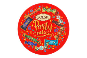 Набір цукерок глазурованих Red Party mix Golski з/б 330г