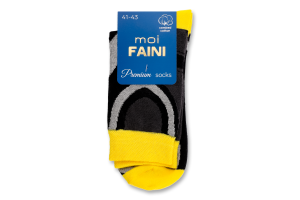 Шкарпетки чоловічі Moi Faini №113047 41-43 графіті