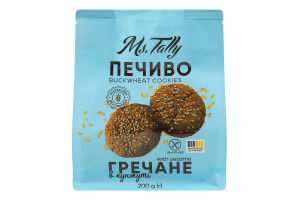Печенье гречневое в кунжуте Ms.Tally м/у 200г