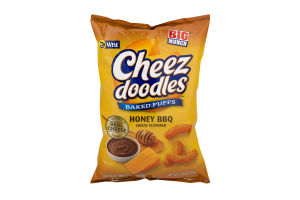 Wise Cheez Doodles Baked Puffs Honey BBQ Cheese Flavor