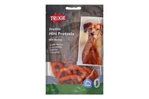Ласощі для собак Крендель з куркою Mini pretzels Premio Trixie д/п 100г