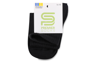 Шкарпетки Premier socks Економ сер рез чорн р16-18