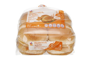 Ahold Homestyle White Sandwich Rolls All Natural - 8 CT