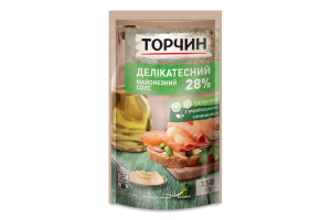 Соус майонезный 28% Деликатесный Торчин д/п 150г