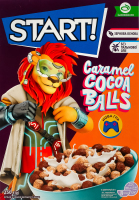 Завтраки сухие зерновые со вкусом карамели и какао Шарики Start! к/у 250г