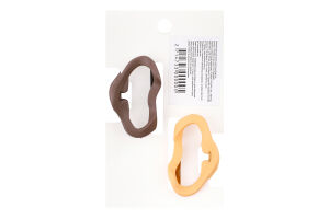 Заколка-краб д/волосся однотонна 5см 2шт