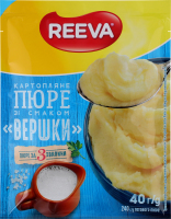 Пюре картофельное быстрого приготовления Сливки Reeva м/у 40г