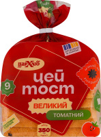 Хлеб нарезанный большой Томатный Этот тост Цар хліб м/у 350г