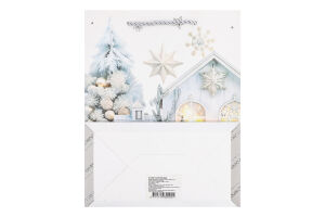 Пакет подарунковий новорічний 18*10*23см KYYW109