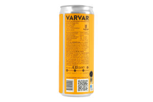Пиво 0.33л 6.9% светлое нефильтрованное непастеризованное Golden Ale Varvar ж/б