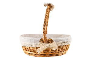 Кошик з лози L008 GRNW 32*25*11*27 см