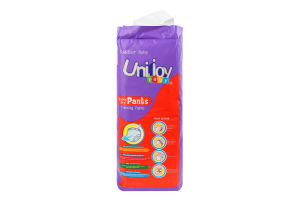 Трусики-подгузники для детей 15-19кг ХХL Soft Baby Unijoy 40шт