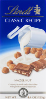 Lindt Classic Recipe Milk Chocolate Hazelnut