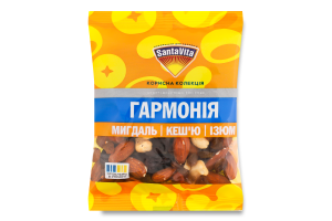 Ассорти фруктово-ореховое Гармония Полезная коллекция Santa Vita м/у 85г