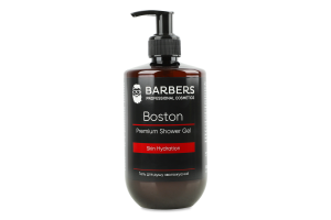 Гель д/душу Boston зволожуючий 500мл з дозатором Barbers