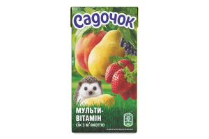 Сік з м'якоттю пастеризований Мультивітамін Садочок т/п 500мл