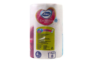 Папір туалетний 4-шаровий Ultra Soft Exclusive Zewa 8шт