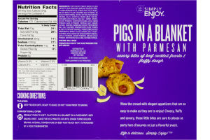 Simply Enjoy Pigs In A Blanket with Parmesan - 12 CT