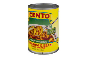 Cento Ready to Serve Macaroni & Bean Pasta Fagioli