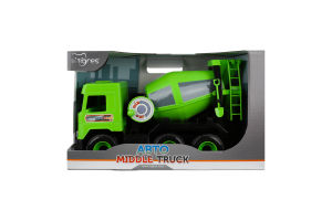 Іграшка для дітей від 3років №39485 Concrete mixer Middle truck Wader 1шт